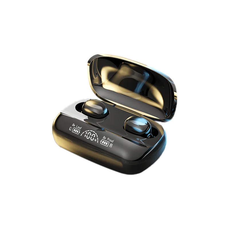 New Model TWS LED Display In-ear Gaming Headset Hifi True Wireless Earbuds, Black/white
New Model TWS LED Display In-ear Gaming Headset Hifi True Wireless Earbuds, Black/white