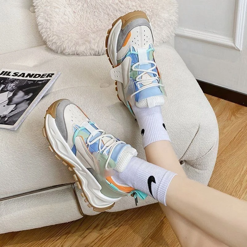 HOT SALE Fashion Sneakers Luxury Designers Platform Chunky Vulcanized Shoes Leather Casual Trainers Woman Footwear
HOT SALE Fashion Sneakers Luxury Designers Platform Chunky Vulcanized Shoes Leather Casual Trainers Woman Footwear
