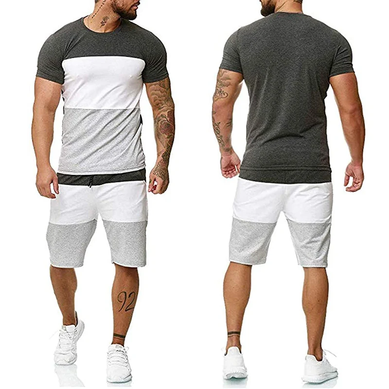 Wholesale Summer Casual Sweatsuit fitness slim Sport Set Outfit 2 Piece Set Short Sleeve tracksuit, 9 colors
Wholesale Summer Casual Sweatsuit fitness slim Sport Set Outfit 2 Piece Set Short Sleeve tracksuit, 9 colors