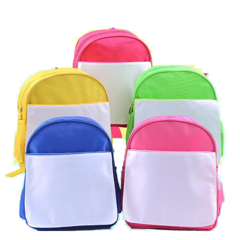 Best Price Sublimation Blank Printing Children Backpack School bag, Red yellow green blue
Best Price Sublimation Blank Printing Children Backpack School bag, Red yellow green blue