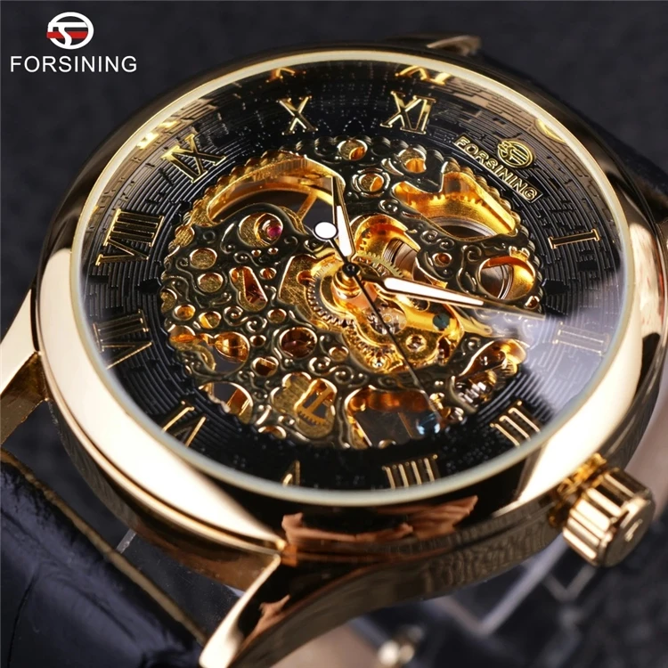 Forsining Retro Classic Design Roman Number Display Transparent Case Mechanical Skeleton Watch Men Watch Top Brand Luxury Clcok
Forsining Retro Classic Design Roman Number Display Transparent Case Mechanical Skeleton Watch Men Watch Top Brand Luxury Clcok