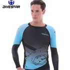 Rash Vest Rash Guard Divestar Factory OEM Summer Rash Vest Stretchy Polyester Water Sports Rash Guard