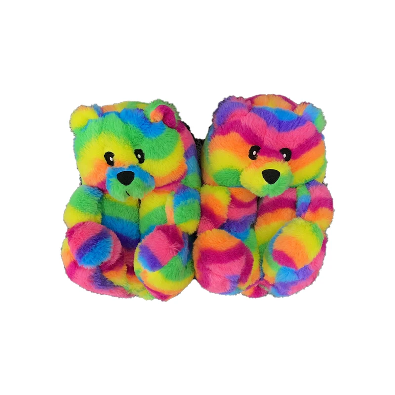 Factory direct wholesale cute bear plush slippers fluffy ladies fur slippers, Red, panda, brown, blue, pink, colorful
Factory direct wholesale cute bear plush slippers fluffy ladies fur slippers, Red, panda, brown, blue, pink, colorful