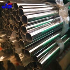 ASTM 554 stainless steel 201 304 Thread pipe handrail decorative flower pipe stainless steel pipe size more