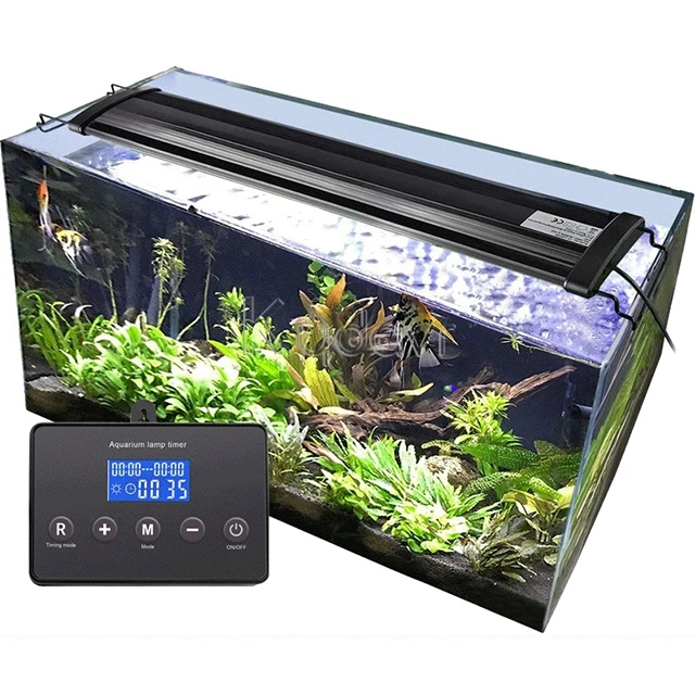 Waterproof Full Spectrum Aquarium Planted Reef Coral Light Programmable Timer LED Fish Tank Lighting
Waterproof Full Spectrum Aquarium Planted Reef Coral Light Programmable Timer LED Fish Tank Lighting
