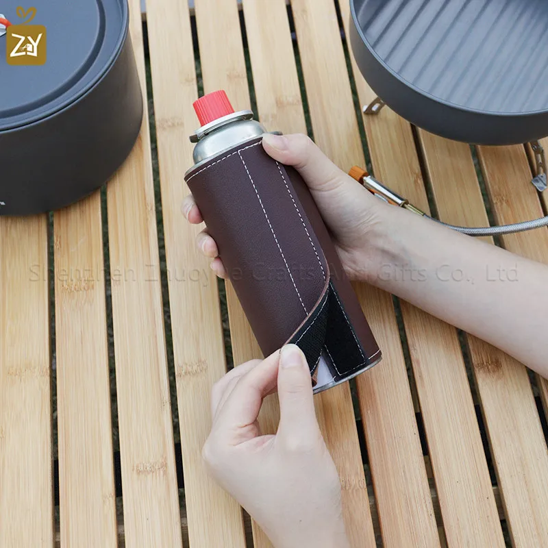 Outdoor Gas Canister Cover Durable Camping Gas Tank Cover Hot Sale Cylinder Leather Cover for Outdoor Activities
Outdoor Gas Canister Cover Durable Camping Gas Tank Cover Hot Sale Cylinder Leather Cover for Outdoor Activities
