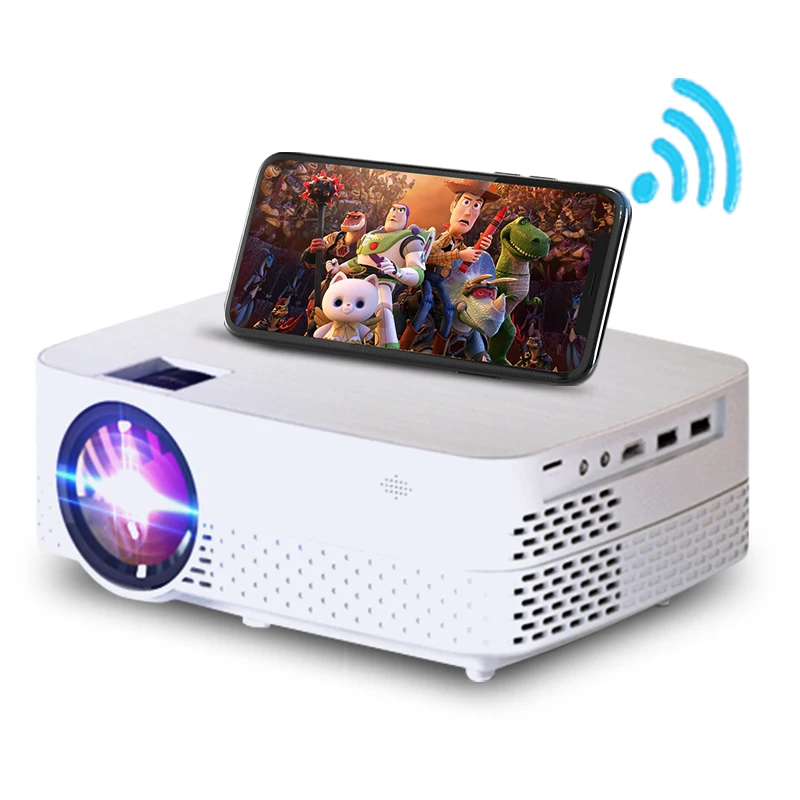 XIDU P3 Mini Portable Projector Supports Hd Compatible Av Usb Hd 1080p Lcd Video Projector Mini Led Home Projector 4k, Black/silver 
XIDU P3 Mini Portable Projector Supports Hd Compatible Av Usb Hd 1080p Lcd Video Projector Mini Led Home Projector 4k, Black/silver