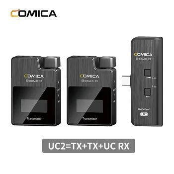 Comica 2.4G Mini and portable Digital Wireless Dual Transmitters BoomX-D UC2 professional wireless microphone for Smartphone
Comica 2.4G Mini and portable Digital Wireless Dual Transmitters BoomX-D UC2 professional wireless microphone for Smartphone