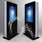 LCD screen 43 inch outdoor digital signage double side floor standing totem