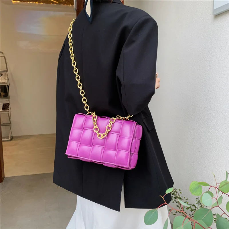 Women Crossbody Bag Weave Flap Bags For Women 2021 Quality Leather Thick Chain Shoulder Messenger Bags Female Handbag Purse
Women Crossbody Bag Weave Flap Bags For Women 2021 Quality Leather Thick Chain Shoulder Messenger Bags Female Handbag Purse