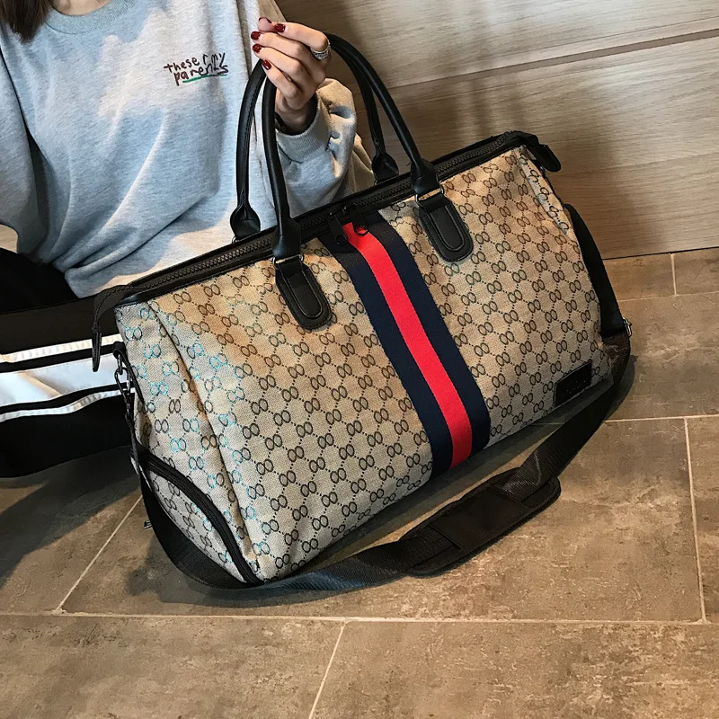 Large High Quality Nylon Weekend Bag Women Mens Fitness Sports Gym Luxury Duffel Bag, Brown/black
Large High Quality Nylon Weekend Bag Women Mens Fitness Sports Gym Luxury Duffel Bag, Brown/black