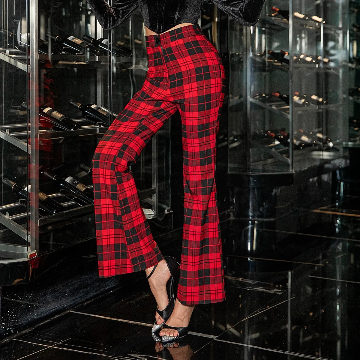 D&M Fashion Plaid Trouser Women Fall 2022 New Trendy Slim Trumpet Pants Ladies Commuter Slimming Stretch Casual Womens Pants
D&M Fashion Plaid Trouser Women Fall 2022 New Trendy Slim Trumpet Pants Ladies Commuter Slimming Stretch Casual Womens Pants