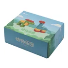 Custom high quality color printed corrugated cardboard gift box