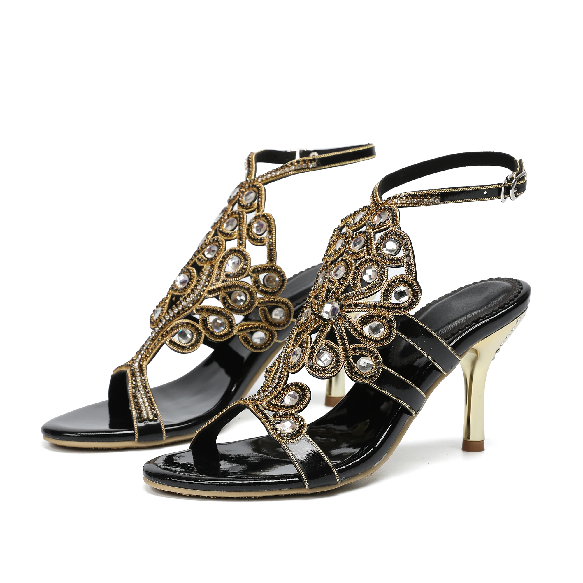 Custom Design Rhinestone Italian Heels Sandals Glitter Evening Dress Women Stilettos Heel Sandals
Custom Design Rhinestone Italian Heels Sandals Glitter Evening Dress Women Stilettos Heel Sandals
