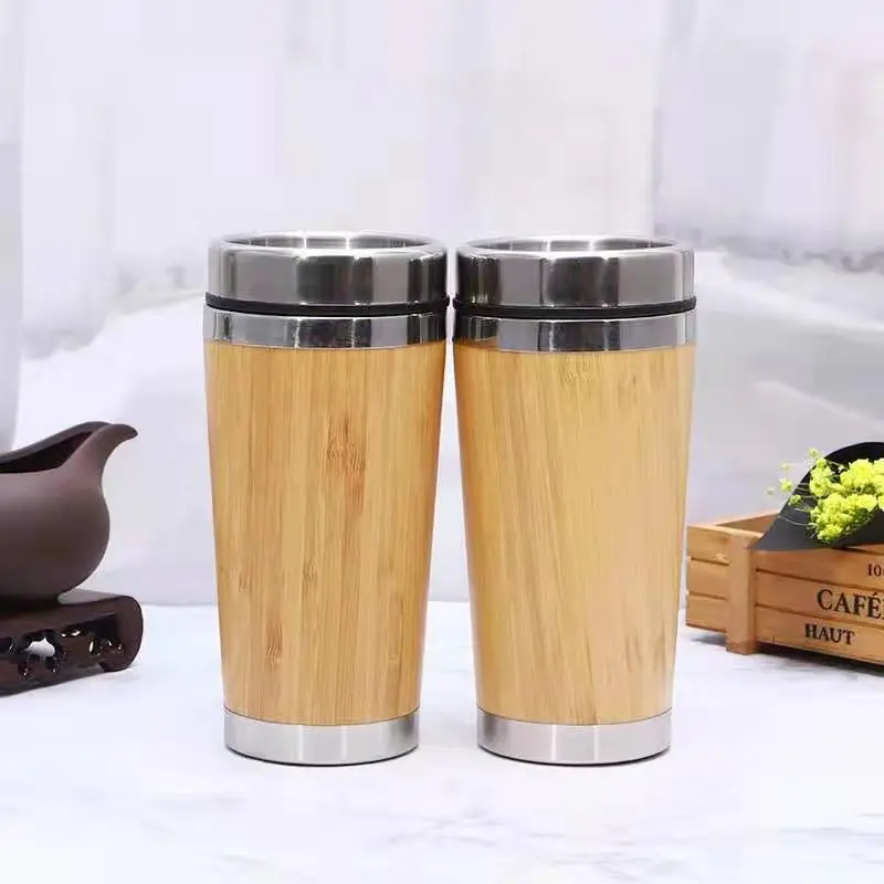 500ml Double Wall Stainless Steel Inner Coffee Tea Tumbler Bamboo Water Bottle With Bamboo Lid, Customized color
500ml Double Wall Stainless Steel Inner Coffee Tea Tumbler Bamboo Water Bottle With Bamboo Lid, Customized color