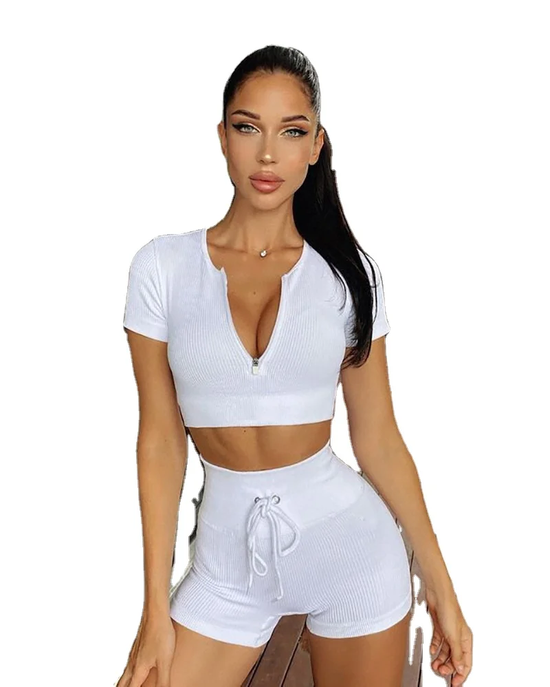 2021 autumn women clothing New arrival biker Zipper lady short pants Jogger running set two pieces woman, Picture shows
2021 autumn women clothing New arrival biker Zipper lady short pants Jogger running set two pieces woman, Picture shows