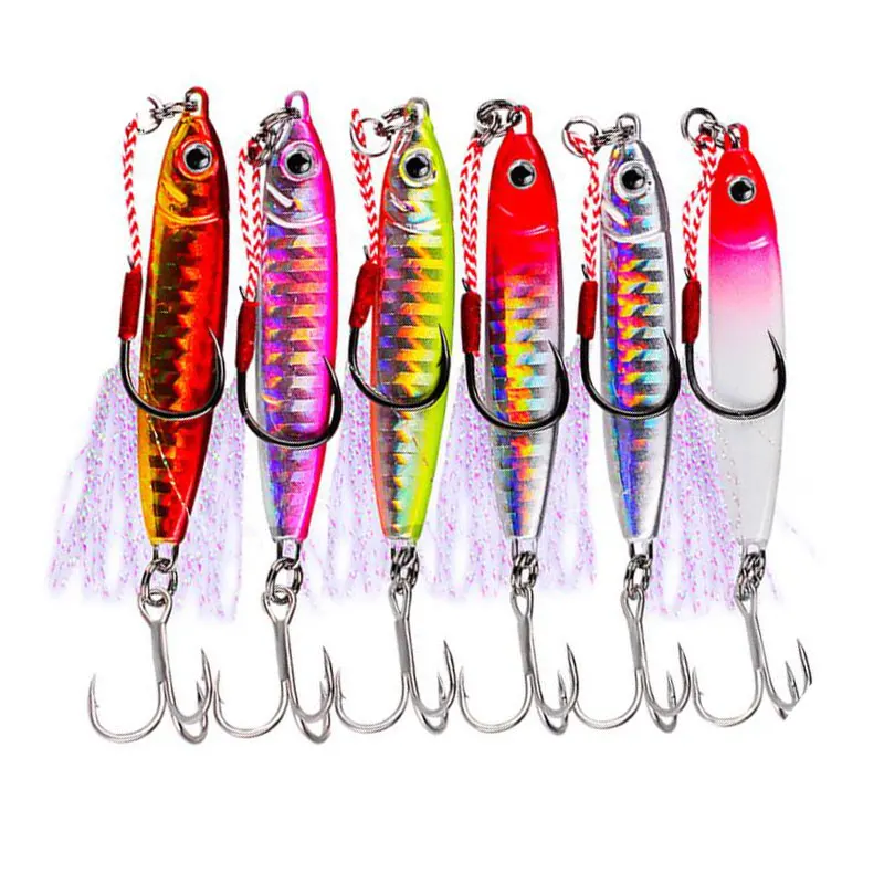 2021 New arrival Custom slow jig 15g 20g 30g jig lure for sea fishing, Vavious colors
2021 New arrival Custom slow jig 15g 20g 30g jig lure for sea fishing, Vavious colors
