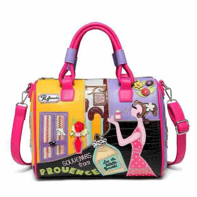 Fashion Hot Sale New Ladies Handbag Creative Cartoon Embroidery Stitching Shoulder Bag Personality Cross-body Pillow Bag 160QD
Fashion Hot Sale New Ladies Handbag Creative Cartoon Embroidery Stitching Shoulder Bag Personality Cross-body Pillow Bag 160QD