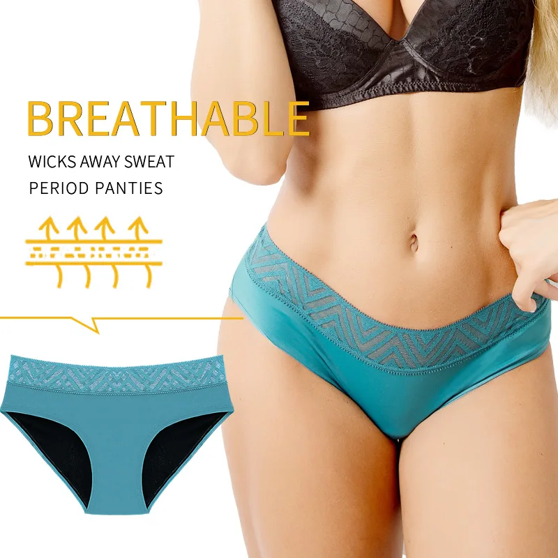 Period panties reusable menstrual underwear pants absorbent leak proof women briefs new arrival
Period panties reusable menstrual underwear pants absorbent leak proof women briefs new arrival