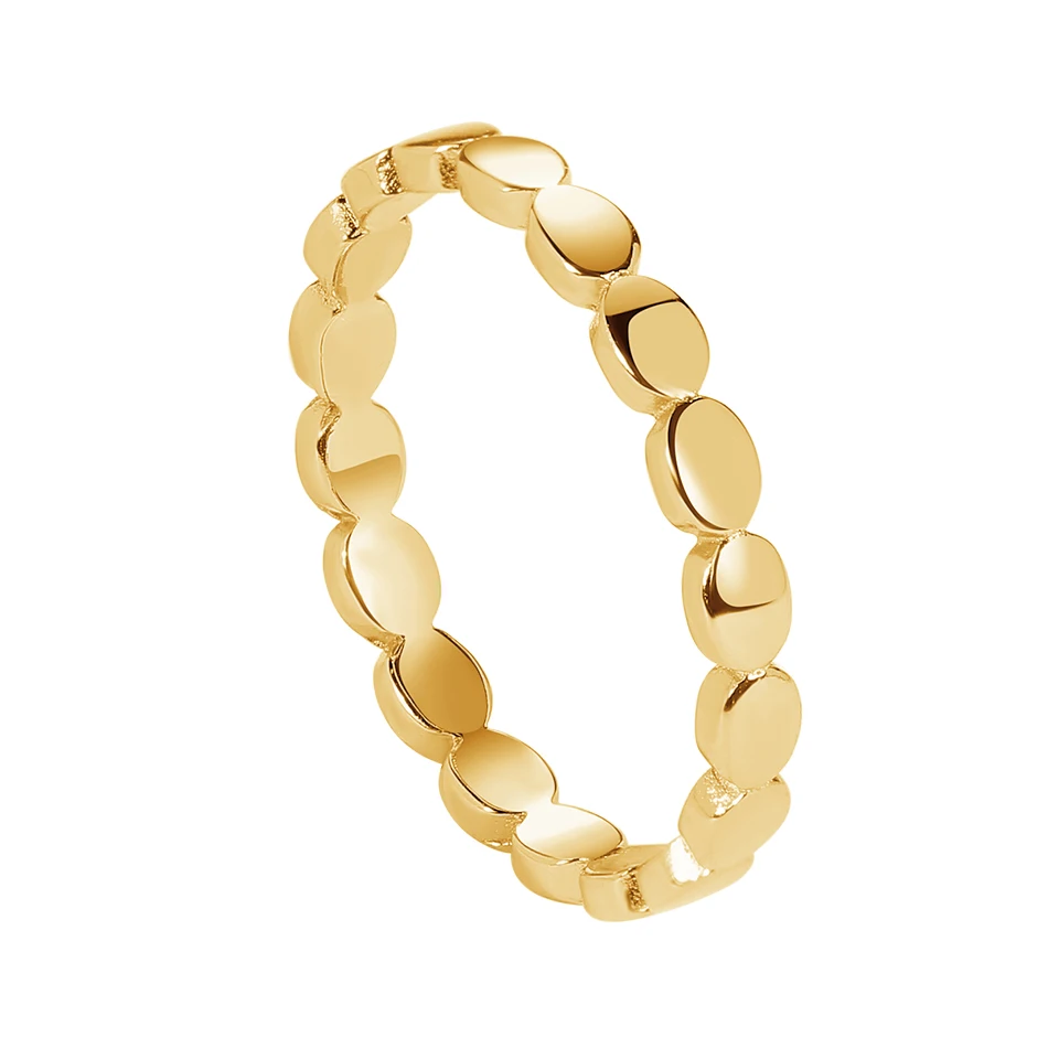Fine Jewelry 18K Gold Plated Wholesale 925 Sterling Silver Metal Dot and Phase Ring For Women
Fine Jewelry 18K Gold Plated Wholesale 925 Sterling Silver Metal Dot and Phase Ring For Women