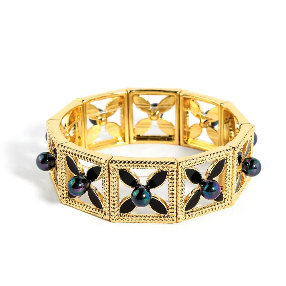 Hot selling 18k gold oil drop clover hawaii boho pearl luxury bracelet for women party
Hot selling 18k gold oil drop clover hawaii boho pearl luxury bracelet for women party