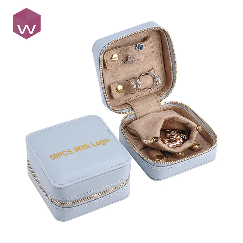 Wholesale zipper portable leather mini travel jewellery case jewelry box, Sky blue
Wholesale zipper portable leather mini travel jewellery case jewelry box, Sky blue