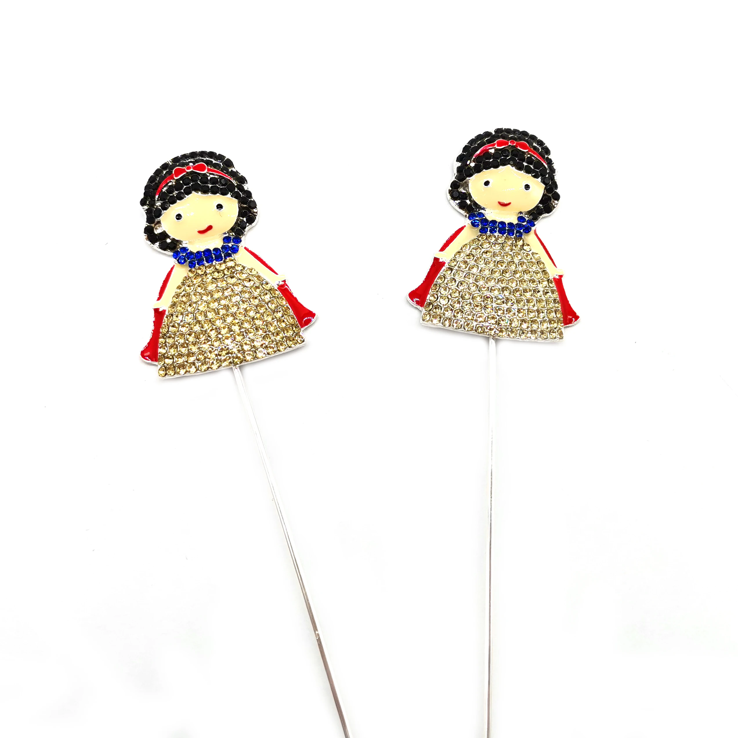 lovely doll little princess crystal rhinestone cartoon cake