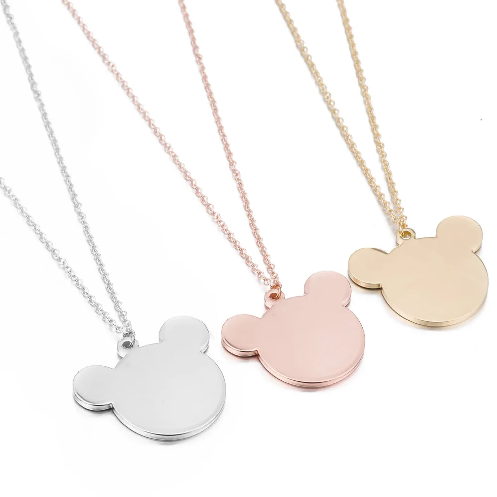 Korean Cartoon Mickey Head Stainless Steel Pendant Necklace Simple Personality Women Fashion, Picture
Korean Cartoon Mickey Head Stainless Steel Pendant Necklace Simple Personality Women Fashion, Picture