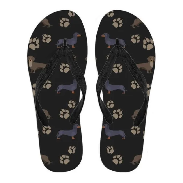 Logo Printed Animal Dachshund Dog Casual Summer Hawaiian Flat Sandal Femal Slip-on Beach Home Slippers Pretty Flip Flops Custom, Customized color, havaiana pattern printing
Logo Printed Animal Dachshund Dog Casual Summer Hawaiian Flat Sandal Femal Slip-on Beach Home Slippers Pretty Flip Flops Custom, Customized color, havaiana pattern printing