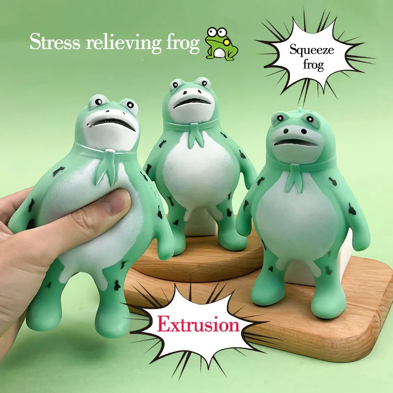 Frog Lala happy decompression Knead happy toy simulation cartoon animal doll gift wholesale
Frog Lala happy decompression Knead happy toy simulation cartoon animal doll gift wholesale