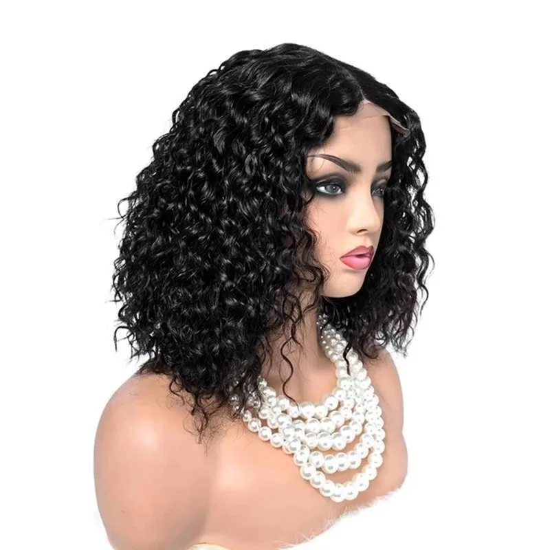 Black women's new heat-resistant fiber lace front wig High quality front lace short curly synthetic wig
Black women's new heat-resistant fiber lace front wig High quality front lace short curly synthetic wig