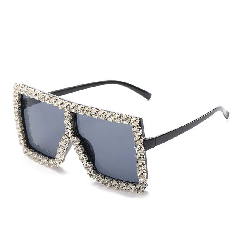 New Fashion Cutom Luxury Designer Ladies Trendy Square Oversized Rhinestone Bling Women Shades Sun Glasses Sunglasses 2021, 18 colors
New Fashion Cutom Luxury Designer Ladies Trendy Square Oversized Rhinestone Bling Women Shades Sun Glasses Sunglasses 2021, 18 colors