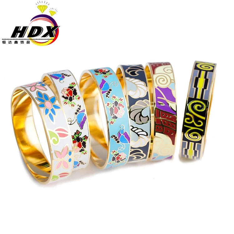 Fashionable Enamel craft women colored enamel stainless steel cuff bangle bracelet, Gold/rose gold
Fashionable Enamel craft women colored enamel stainless steel cuff bangle bracelet, Gold/rose gold