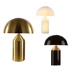 New Design mushroom shape Cylindrical Lamp classic brass CC E27 table Lamp For Living Room