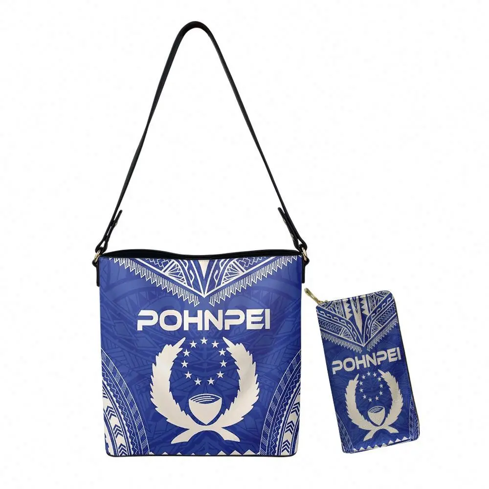 Hawaii Pohnpei Dark Blue Pattern Woman's Shoulder Bag with Zipper Wallet Small Shoulder Bags Women Bucket Shoulder Bag for Women, Customized color
Hawaii Pohnpei Dark Blue Pattern Woman's Shoulder Bag with Zipper Wallet Small Shoulder Bags Women Bucket Shoulder Bag for Women, Customized color
