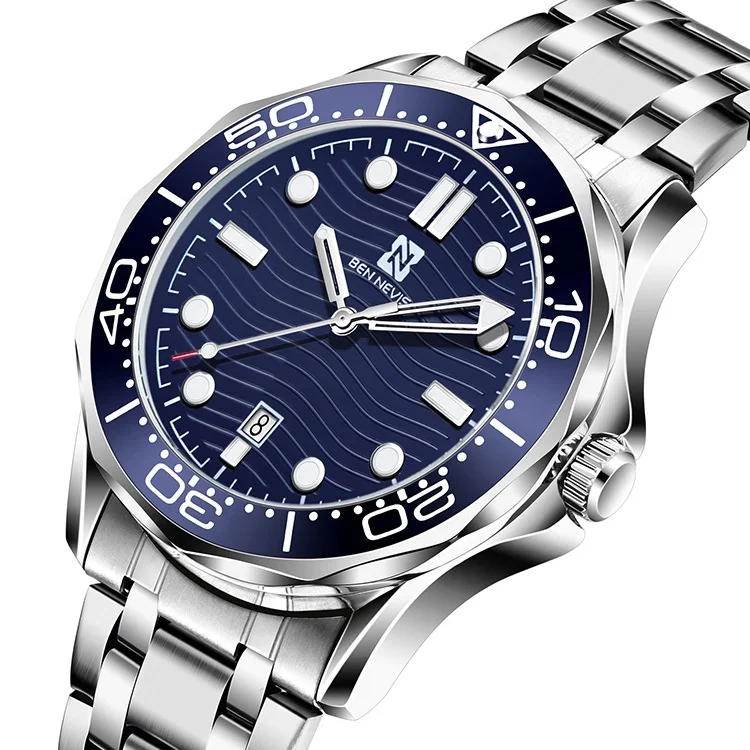 Cool Diver Watch Style Day Date Stainless Steel Bracelet Blue Dial Luminous Watches Men Wrist Luxury
Cool Diver Watch Style Day Date Stainless Steel Bracelet Blue Dial Luminous Watches Men Wrist Luxury
