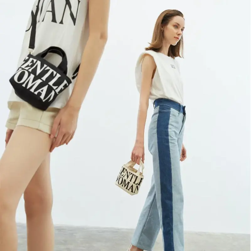 Eco-Friendly Gw Gentlewomen Small Micro Canvas Sling Gentle Woman Tote Bag For Women
Eco-Friendly Gw Gentlewomen Small Micro Canvas Sling Gentle Woman Tote Bag For Women