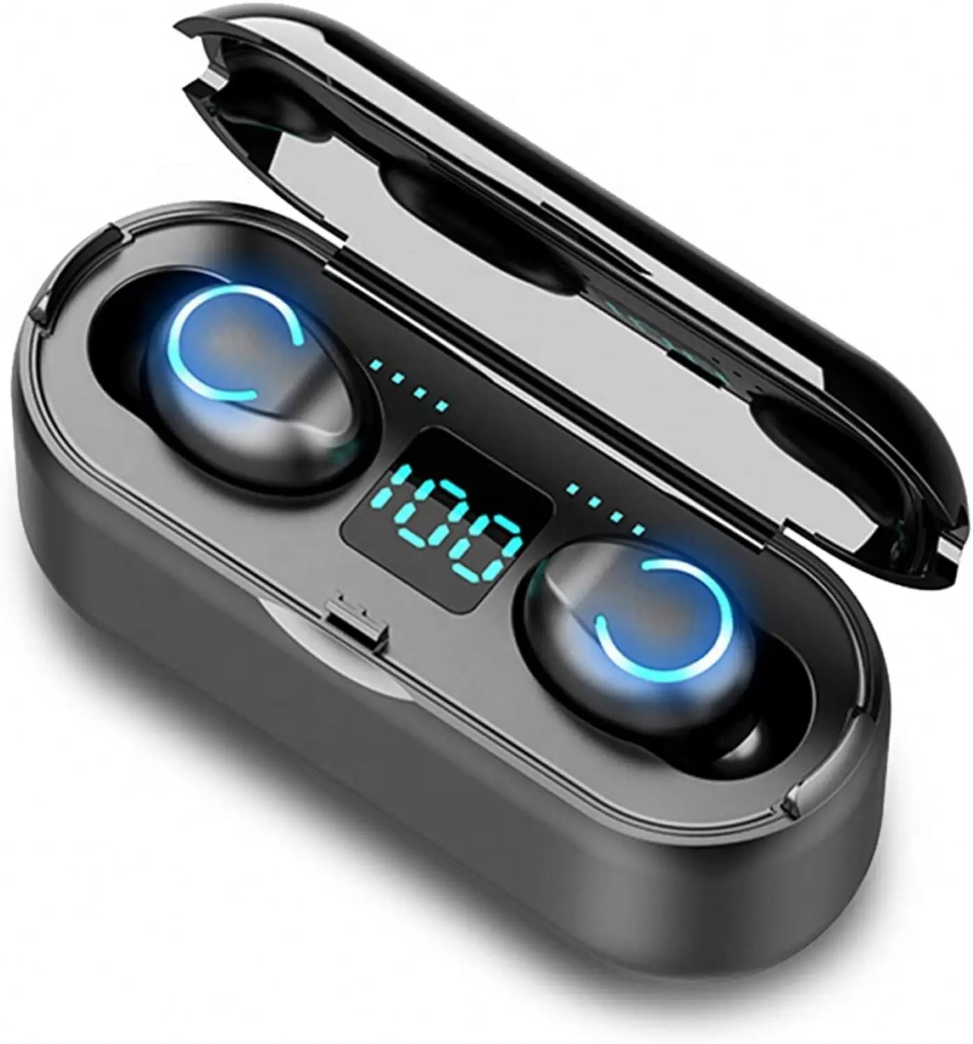 2000mAh F9-8 F9 TWS Headsets Headphone Earphone Surround Sound Air LED Display Power Bank Wireless Earbuds Pods
2000mAh F9-8 F9 TWS Headsets Headphone Earphone Surround Sound Air LED Display Power Bank Wireless Earbuds Pods