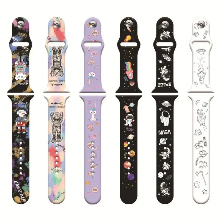 38/40/42/44 MM Custom Sport Printed Silicone Rubber Watch Band Straps For iWatch apple watch strap se 7 6 5 4 3, 24 colors available
38/40/42/44 MM Custom Sport Printed Silicone Rubber Watch Band Straps For iWatch apple watch strap se 7 6 5 4 3, 24 colors available