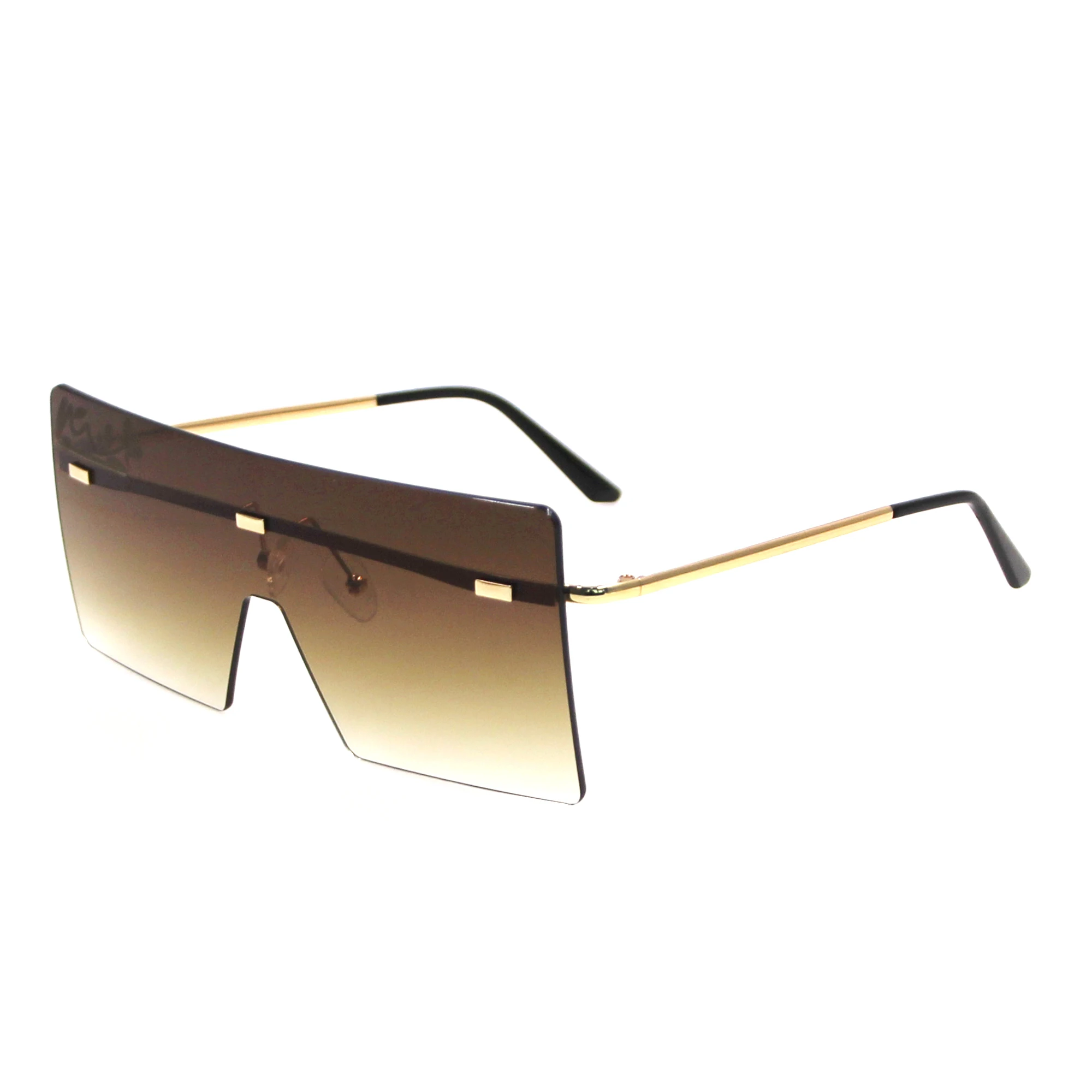 Vintage Oversized One Piece Lens Women Sunglasses Hot Selling Female Ladies Square PC Sun Glasses With Rivet, Multi colors
Vintage Oversized One Piece Lens Women Sunglasses Hot Selling Female Ladies Square PC Sun Glasses With Rivet, Multi colors