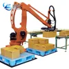 Robotic arm industrial 4 axis machine in packaging line for food industry and Iron drum