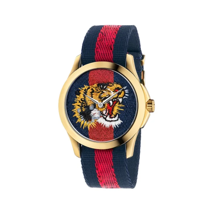 Hot sale fashion Nylon Strap Style Quartz Women men Couple Watches Fashion Casual Bee Snake tiger Gg watches Top Brand Watches
Hot sale fashion Nylon Strap Style Quartz Women men Couple Watches Fashion Casual Bee Snake tiger Gg watches Top Brand Watches