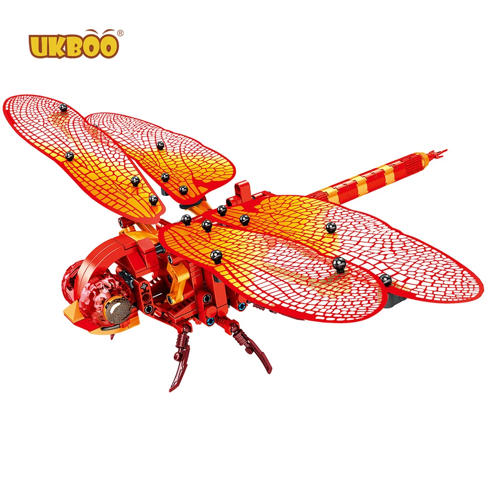 UKBOO China Toy New Online Educational Insect Series Red Dragonfly Building Block Kids Educational Toys
UKBOO China Toy New Online Educational Insect Series Red Dragonfly Building Block Kids Educational Toys