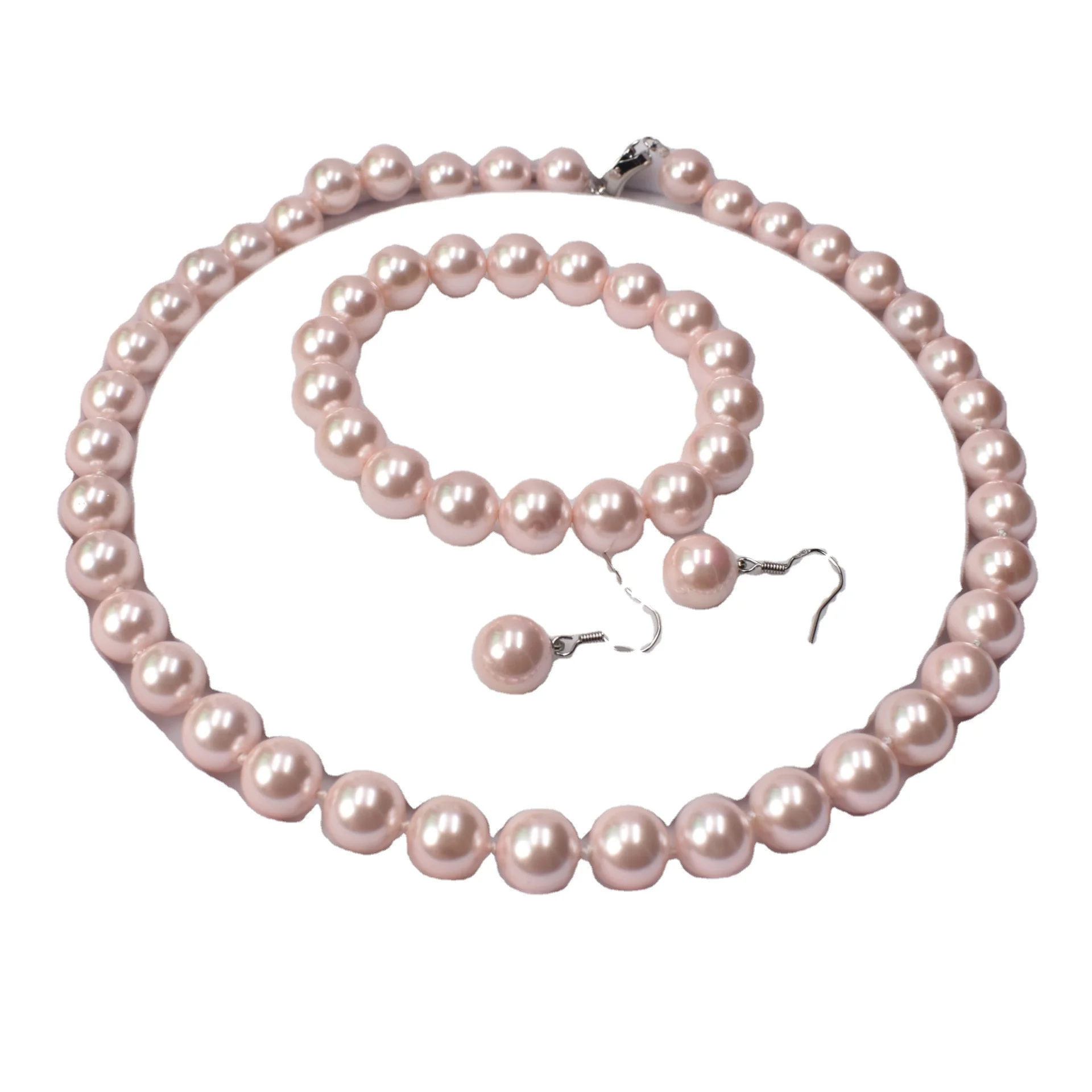 Qetesh Cheap Girls Pearl Jewelry Set Gift 10mm Multi-color Necklace Earring and Bracelet Three Sets, Gold silver or custom
Qetesh Cheap Girls Pearl Jewelry Set Gift 10mm Multi-color Necklace Earring and Bracelet Three Sets, Gold silver or custom