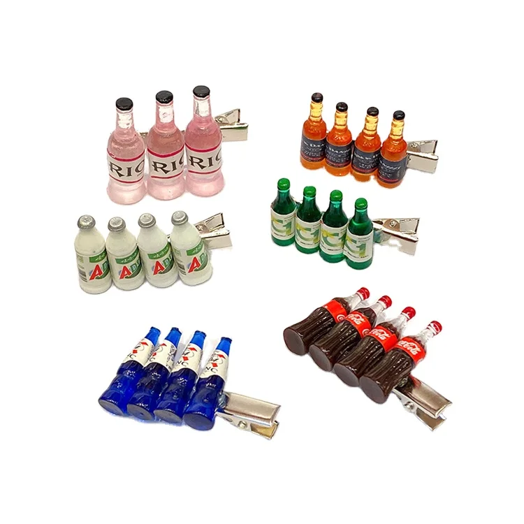 Newest fashion style cute design drink Cola bottle Girl Baby Side Clip Hair Accessories
Newest fashion style cute design drink Cola bottle Girl Baby Side Clip Hair Accessories
