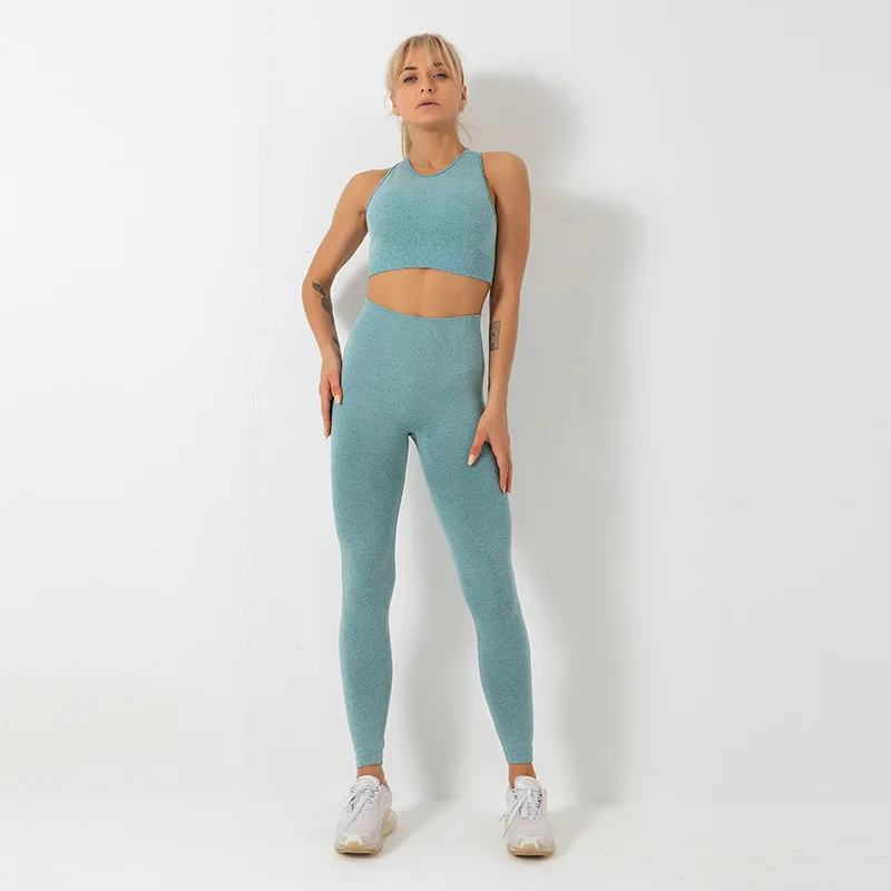 Wholesale 2 Piece Set Women Seamless Gym Sportswear Fitness Clothing Vest Bra Top Running Workout Leggings Sports Yoga Bra Sets
Wholesale 2 Piece Set Women Seamless Gym Sportswear Fitness Clothing Vest Bra Top Running Workout Leggings Sports Yoga Bra Sets