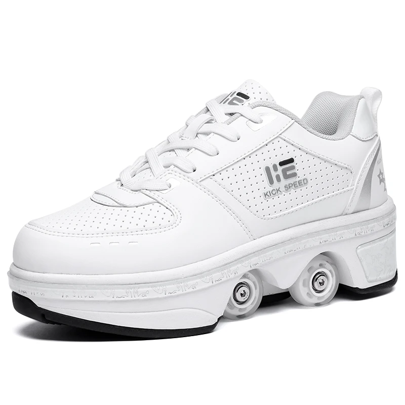 Latest fashion high quality 4 wheels hiking rollersDeformation shoes Dual pur shoes boots cleats zapatos con ruedas freeshipping, Black, blue, pink
Latest fashion high quality 4 wheels hiking rollersDeformation shoes Dual pur shoes boots cleats zapatos con ruedas freeshipping, Black, blue, pink