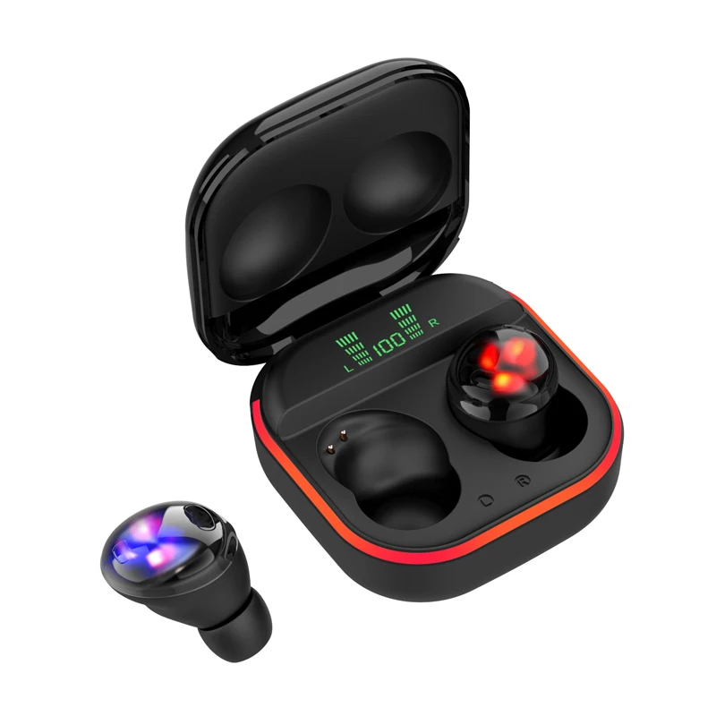Factory Price S190 TWS v5.1 Earphones Gaming Earbuds LED Display Charging Box In Ear Headsets Wireless Headphone, Black white
Factory Price S190 TWS v5.1 Earphones Gaming Earbuds LED Display Charging Box In Ear Headsets Wireless Headphone, Black white