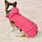 Coat Dog Factory Price Hot Sale Pet Detachable Hat Coat Multi-color Defense Fabric Dog Clothes In Winter