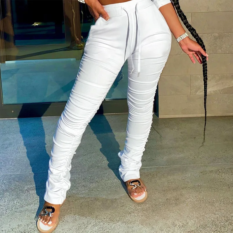 European and American new women's wear 2020 autumn fashion pleated tight casual pants
European and American new women's wear 2020 autumn fashion pleated tight casual pants